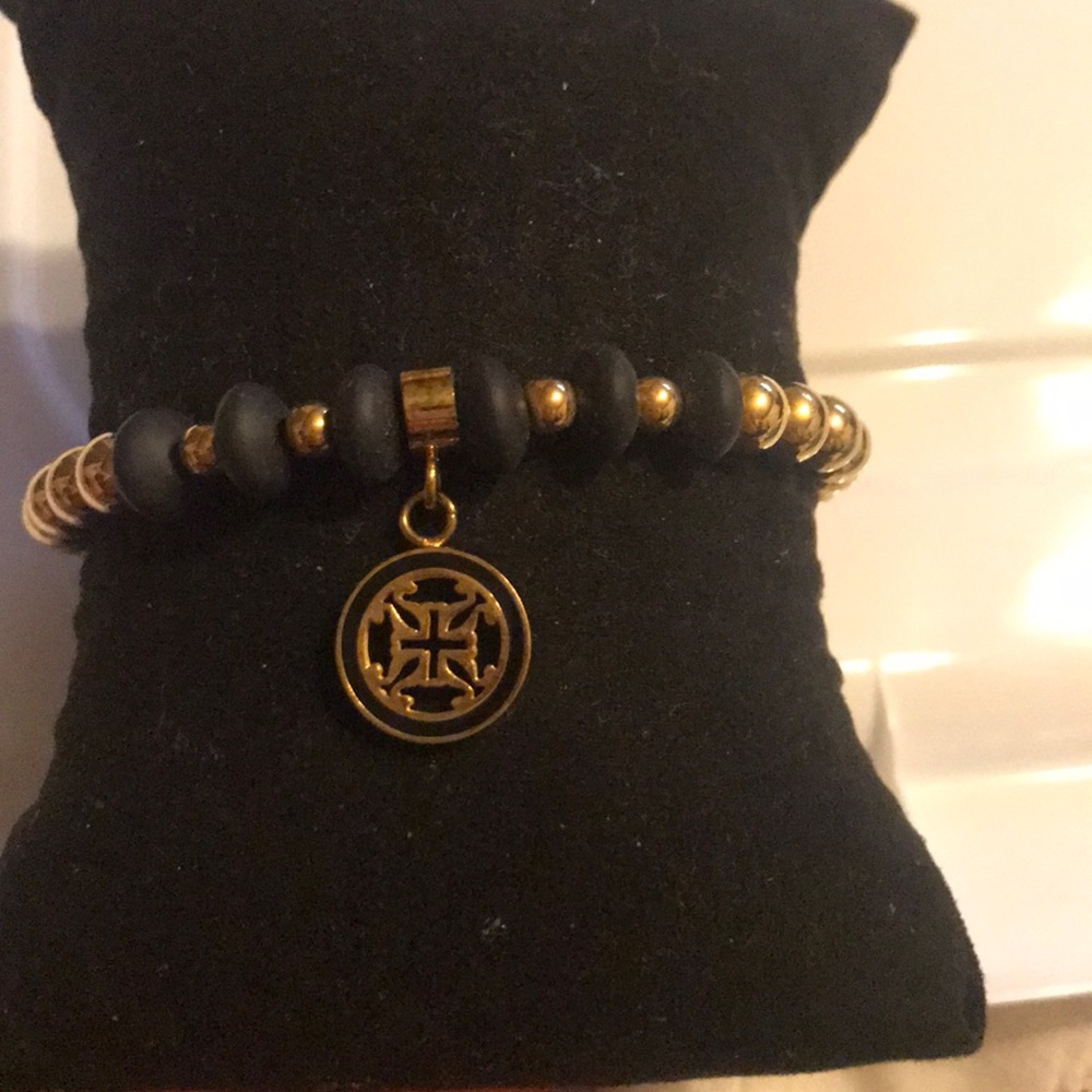 Black and gold bracelet
